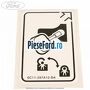 Eticheta informare rotatie cheie stanga Ford Transit 2006-2014 2.4 TDCi 115 cp JXFA, JXFC diesel