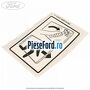 Eticheta instructiuni iesire siguranta geam BUS Ford Transit 2000-2006 2.4 DI 75 cp F4FA diesel