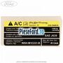 Eticheta valori aer conditionat Ford Tourneo Connect 2002-2014 1.8 TDCi 110 cp RWPA, RWPB, RWPC, RWPD diesel