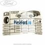 Eticheta valori presiune roti Ford Focus C-Max 2003-2007 1.6 Ti 115 cp HXDA, SIDA benzina