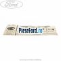 Eticheta valori presiune roti Ford Ka 2009-2016 1.2 69 cp 169A4000, FP4 benzina