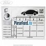Eticheta valori presiune roti Ford Mondeo 2014-2018 1.0 EcoBoost 125 cp M1CA, M1CB benzina