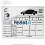 Eticheta valori presiune roti Ford Mondeo 2014-2018 2.0 TDCi 4x4 150 cp T7CA, T7CC, T7CD, T7CE, T7CF diesel
