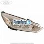 Far dreapta halogen fundal argintiu fara DRL level 2 Ford Focus 2014-2018 1.0 EcoBoost 125 cp M1DA, M1DC, M1DD benzina | Foto 2