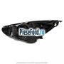 Far dreapta halogen, fundal negru cu DRL Ford Focus 2014-2018 1.0 EcoBoost 125 cp M1DA, M1DC, M1DD benzina
