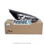 Far dreapta halogen, fundal negru cu DRL Ford Focus 2014-2018 1.6 TDCi 95 cp T3DA, T3DB diesel