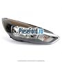 Far dreapta halogen, fundal negru cu DRL Ford Focus 2014-2018 1.6 Ti 105 cp IQDA, IQDB, IQDC benzina | Foto 2