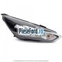 Far dreapta halogen fundal negru fara DRL level 2 Ford Focus 2014-2018 1.0 EcoBoost 100 cp M2DA, M2DB, M2DC, SFDA, SFDB benzina