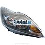 Far H1/H7 dreapta negru Ford Focus 2008-2011 2.5 RS 305 cp JZDA benzina