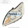 Far H1/H7 stanga crom Ford Focus 2008-2011 2.0 TDCi 136 cp G6DA, G6DB, G6DD, G6DG diesel