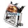 Far H4 dreapta cu semnalizator portocaliu Ford Fusion 1.4 TDCi 68 cp F6JA, F6JB diesel