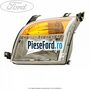 Far H4 stanga cu semnalizator portocaliu Ford Fusion 1.4 TDCi 68 cp F6JA, F6JB diesel