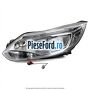 Far stanga argintiu bi xenon Ford Focus 2011-2014 1.0 EcoBoost 125 cp M1DA, M1DC, M1DD benzina