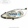 Far stanga, argintiu cu lupa Ford Fiesta 2008-2012 1.6 TDCi 75 cp HHJF, UBJA diesel