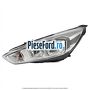 Far stanga halogen fundal argintiu fara DRL level 2 Ford Focus 2014-2018 1.5 TDCi ECOnetic 105 cp AEDA, XXDB diesel