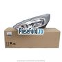 Far stanga halogen, fundal crom cu DRL Ford Focus 2014-2018 1.5 EcoBoost 182 cp M9DA, M9DB benzina