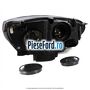 Far stanga halogen, fundal crom fara DRL Ford Focus 2014-2018 1.6 TDCi 95 cp T3DA, T3DB diesel
