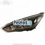 Far stanga halogen, fundal negru cu DRL Ford Focus 2014-2018 1.5 TDCi 95 cp XXDA, XXDC, XXDD diesel | Foto 2