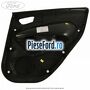 Fata usa spate stanga charcoal black Ford Fiesta 2013-2017 1.5 TDCi 75 cp UGJC, XUJA, XUJB diesel