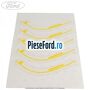 Folie adeziva protectie aripa spate stanga 3 usi Ford Fiesta 2017-2023 1.1 Ti-VCT 75 cp FSJB benzina