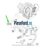 Furtun evacuare apa radiator habitaclu Ford Focus 2004-2007 1.6 TDCi 109 cp G8DA, G8DB, G8DD, G8DE, G8DF diesel