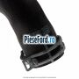 Furtun radiator apa stanga inferior fara AC Ford Focus 2004-2007 1.4 80 cp ASDA, ASDB benzina