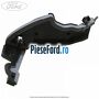 Garnitura interioara dreapta stalp A Ford Fiesta 2008-2012 1.4 TDCi 70 cp F6JD, KVJA diesel