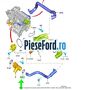 Garnitura oring furtun tub conectare apa Ford Fiesta 2017-2023 1.0 EcoBoost 124 cp M1JL, M1JM, M1JP benzina | Foto 3