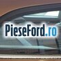 Geam custode spate dreapta, cu ornament cromat, combi Ford Focus 2014-2018 1.6 TDCi ECOnetic 105 cp NGDA, NGDB diesel