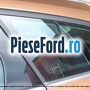 Geam custode spate stanga, cu ornament cromat, combi Ford Focus 2014-2018 1.0 EcoBoost 100 cp M2DA, M2DB, M2DC, SFDA, SFDB benzina