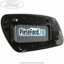 Geam oglinda stanga cu incalzire Ford Fiesta 2002-2005 1.4 16V 80 cp FXJA, FXJB benzina