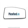 Geam oglinda stanga cu incalzire Ford Transit Custom 2014-2018 2.2 TDCi 125 cp CYF4, CYFF diesel