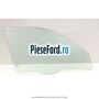 Geam usa dreapta fata 3 usi Ford Escort 1990-1995 1.8 D 60 cp RTE, RTF, RTH diesel