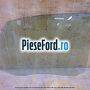 Geam usa spate dreapta verde, 5 usi combi Ford Focus 2004-2007 1.6 TDCi 109 cp G8DA, G8DB, G8DD, G8DE, G8DF diesel