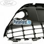 Grila bara fata, mijloc cu locas crom Ford Fiesta 2008-2012 1.6 Ti 120 cp HXJA, HXJB, HXJE, RVJA benzina | Foto 2