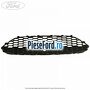 Grila bara fata mijloc tip fagure EDGE Ford Fiesta 2013-2017 1.0 EcoBoost 125 cp M1JE, M1JH benzina