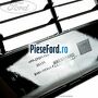 Grila bara fata mijloc Titanium cu gaura ajutor parcare Ford Focus 2011-2014 1.6 TDCi 115 cp T1DA, T1DB diesel