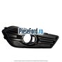 Grila proiector dreapta cu ornament cromat carbon black Ford S-Max 2015-2023 2.0 TDCi 180 cp T8CG, T8CH, T8CI, T8CJ diesel