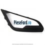 Grila proiector neagra dreapta Ford EcoSport 2019-2023 1.5 TDCi EcoBlue 4x4 125 cp ZTJA, ZTJB, ZTJC diesel