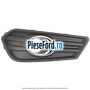 Grila proiector stanga cu ornament cromat carbon black Ford S-Max 2015-2023 2.0 EcoBlue 4x4 150 cp YMCB diesel