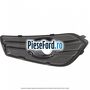 Grila proiector stanga cu ornament cromat carbon black Ford S-Max 2015-2023 2.0 TDCi 150 cp T7CI, T7CJ, T7CK, T7CL diesel