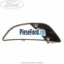 Grila proiector stanga gri Ford Fiesta 2002-2005 1.4 TDCi 68 cp F6JA, F6JB diesel