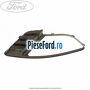 Grila proiector stanga gri Ford Fiesta 2002-2005 1.6 TDCi 90 cp HHJA, HHJB diesel