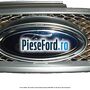 Grila radiator inox model ST, primerizata Ford Fiesta 2002-2005 1.6 TDCi 90 cp HHJA, HHJB diesel