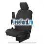 Husa scaun sofer neagra cotiera Ford Transit Courier 2019-2023 1.5 TDCi 75 cp UGCA, UGCB, XUCC, XUCD, XUCE diesel