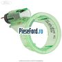 Inel iluminat soclu bricheta verde Ford C-Max 2007-2011 1.8 125 cp QQDA, QQDB benzina
