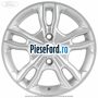 Janta aliaj 15 inch, 5 spite duble sparkle silver Ford Fiesta 2013-2017 1.0 65 cp XMJA, XMJB, XMJC, XMJD benzina