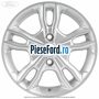 Janta aliaj 15 inch, 5 spite duble sparkle silver Ford Fiesta 2013-2017 1.0 EcoBoost 100 cp SFJA, SFJB, SFJC, SFJD benzina