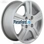 Janta aliaj 15 inch, 5 spite pline Ford Fiesta 2002-2005 1.25 16V 70 cp M7JA, M7JB benzina