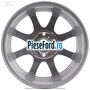 Janta aliaj 15 inch, 8 spite argintiu Ford Fiesta 2017-2023 1.0 EcoBoost 125 cp B7JA, B7JB, B7JC benzina | Foto 2